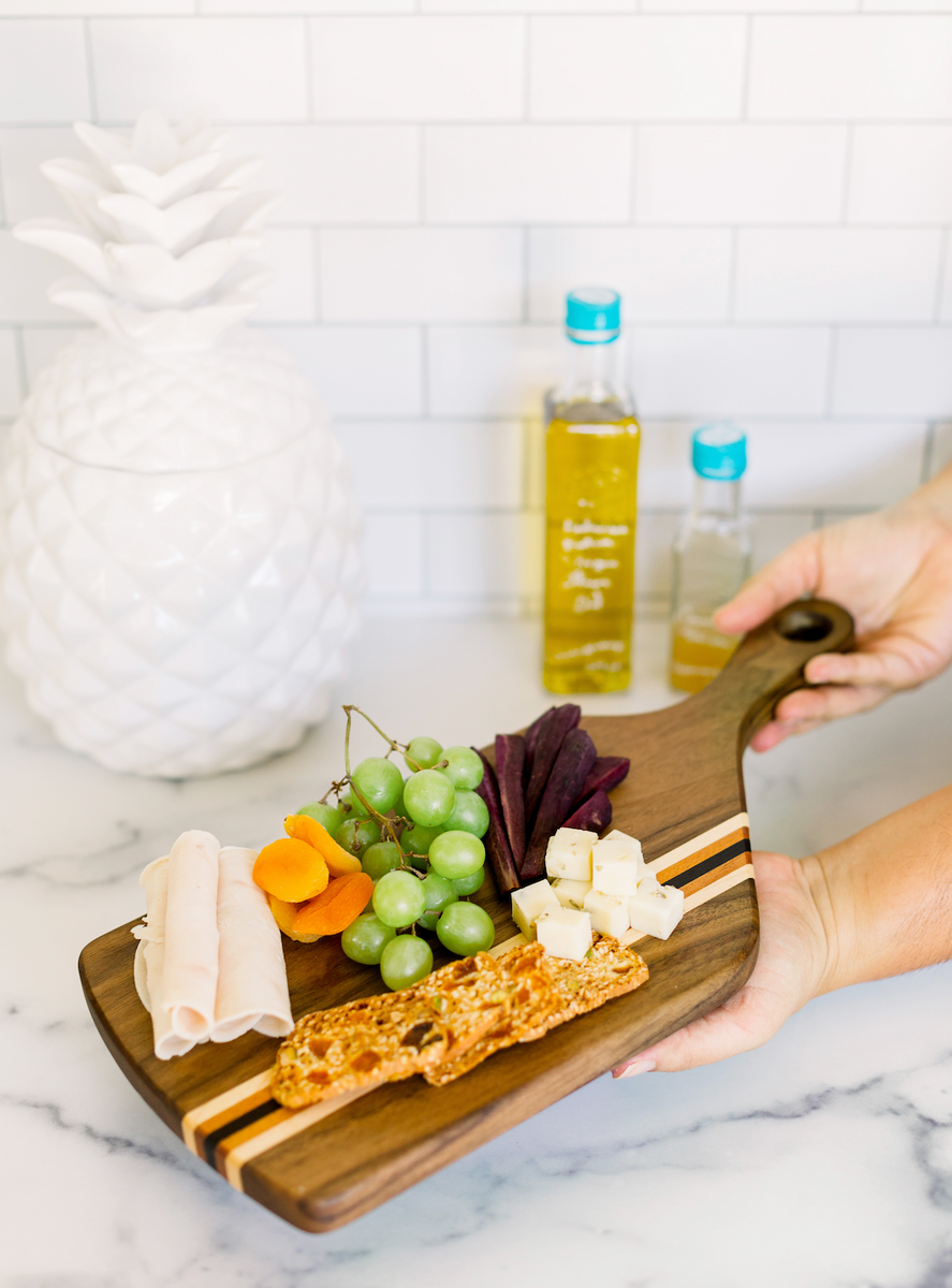 Wood Pineapple Cutting and Cheese Board