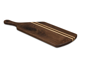 Large Handle Walnut Charcuterie and Cheese Board