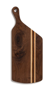 Large Handle Walnut Charcuterie and Cheese Board