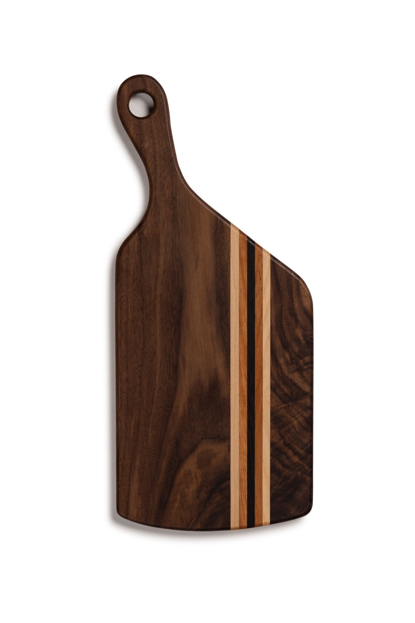 Small Handled Walnut Charcuterie and Cheese Board